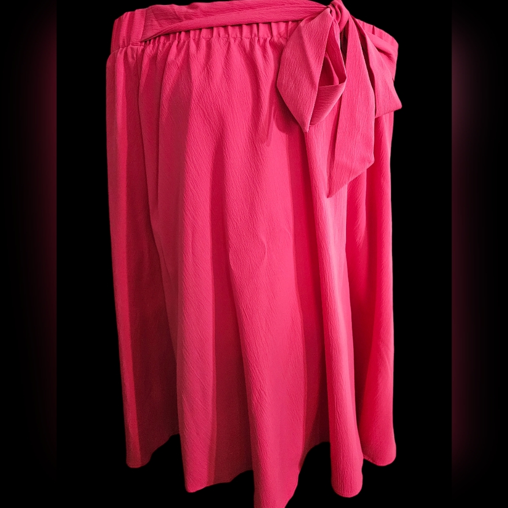 SHEIN Curve 4X Pink A-Line Skirt